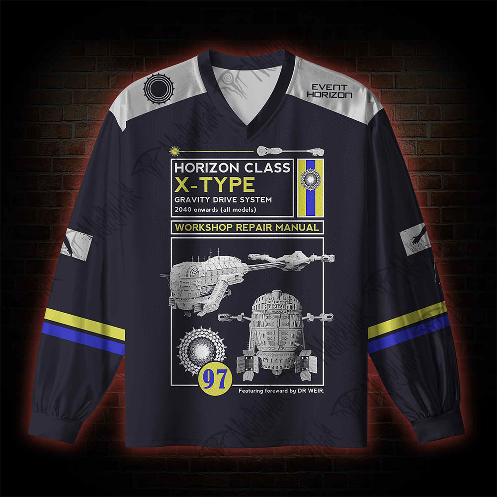 Workshop Repair Manual V-Neck Long Sleeve Jersey