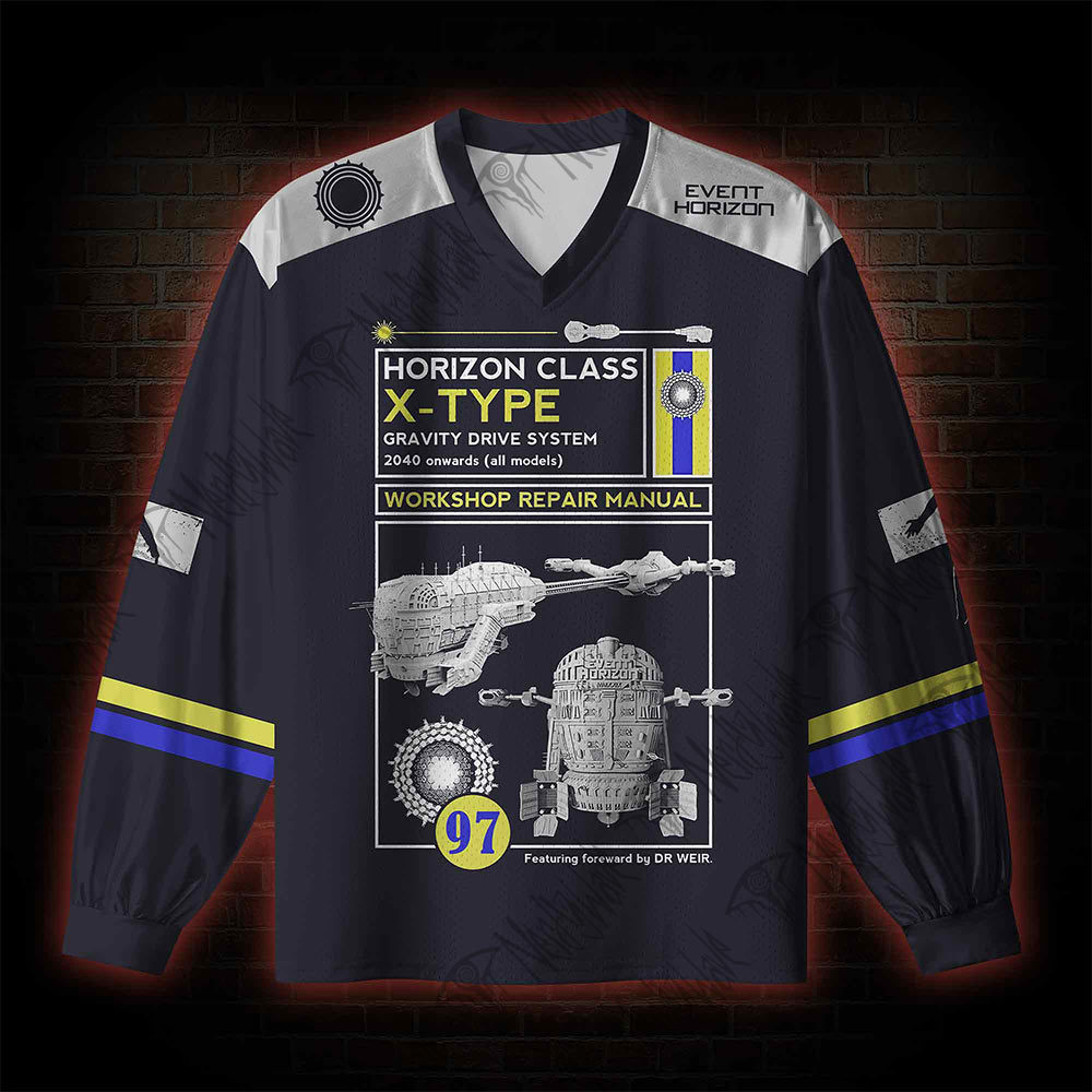 Workshop Repair Manual V-Neck Long Sleeve Jersey