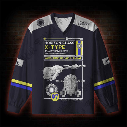 Workshop Repair Manual V-Neck Long Sleeve Jersey