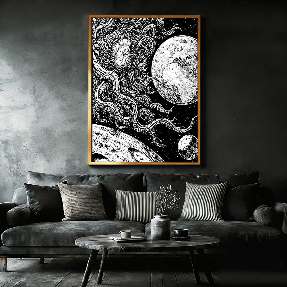Azathoth Framed Canvas Print