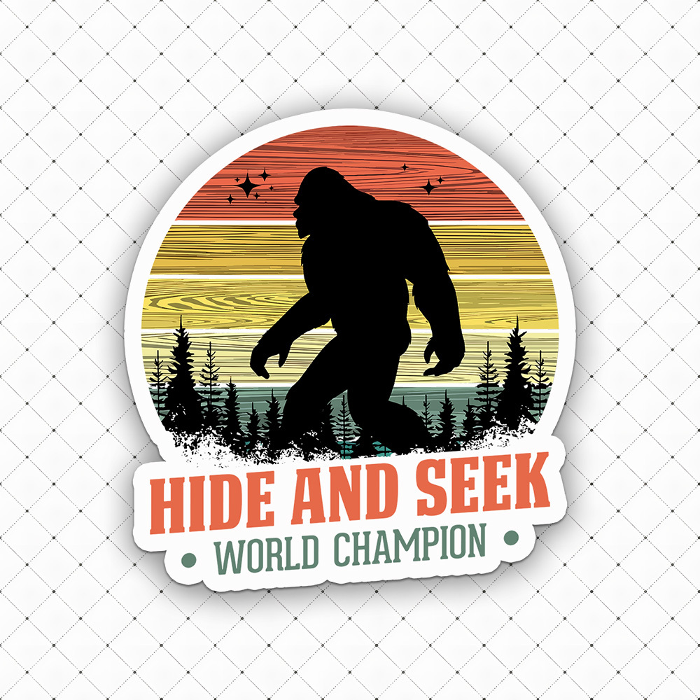 Hide And Seek World Champion Sticker