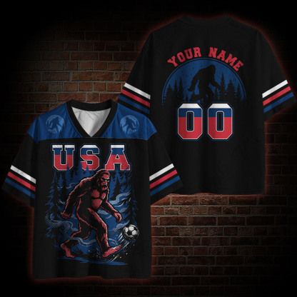 Personalized USA Bigfoot Mesh Jersey
