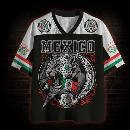 Personalized Mexico Stone of the Sun Mesh Jersey