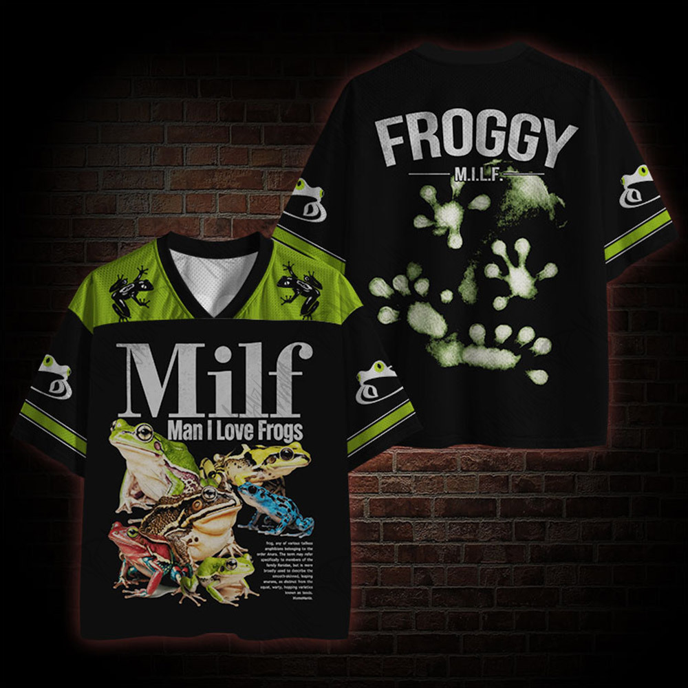 Man I Love Frogs Mesh Jersey