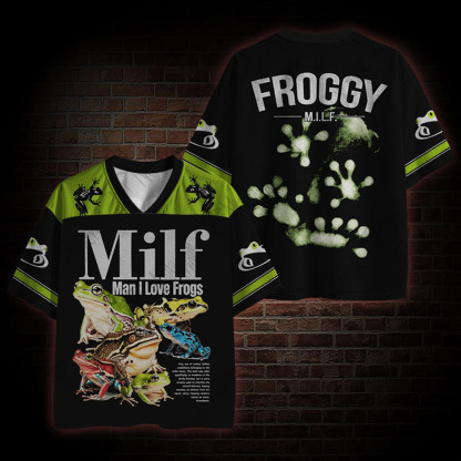 Man I Love Frogs Mesh Jersey