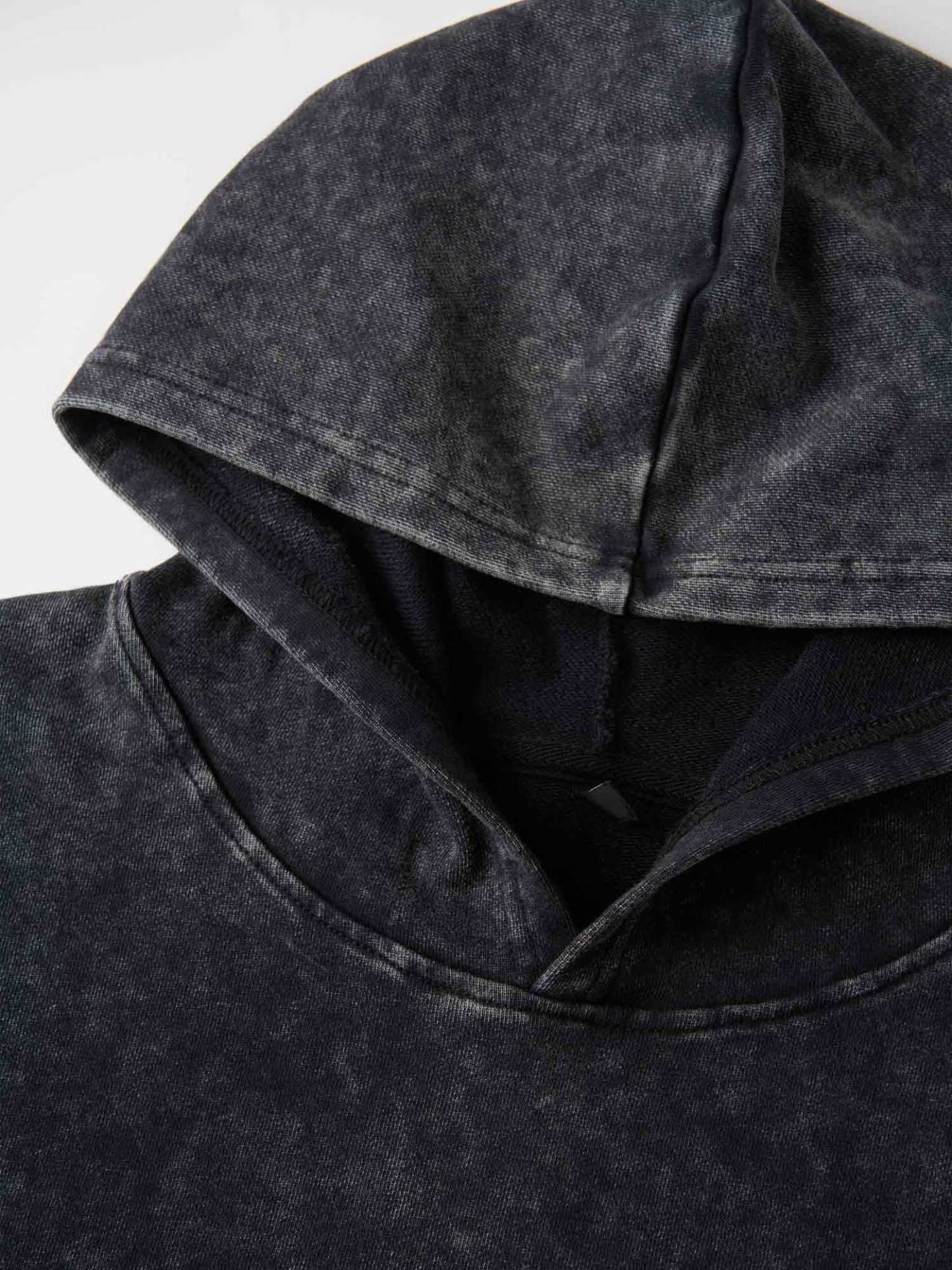 F-caw-f Funny Washed Cropped Hoodie
