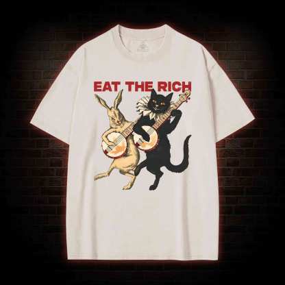 Eat The Rich Washed T-shirt