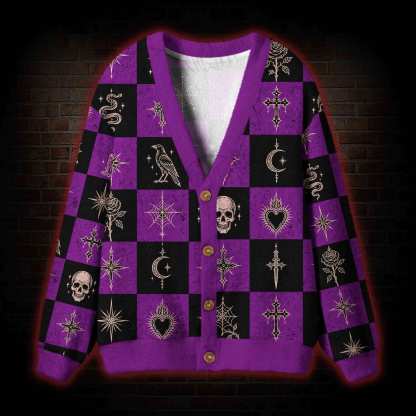 Mystical Witchcraft Cardigan Sweater