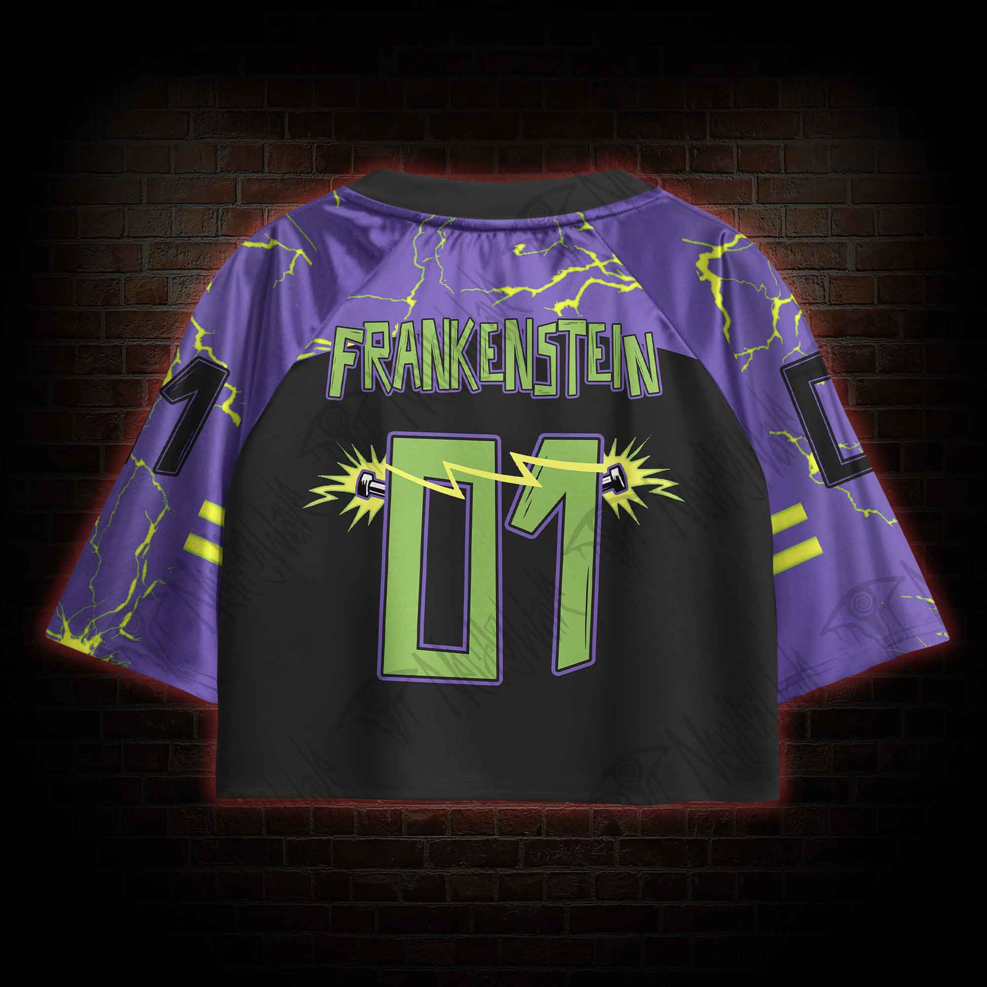 There're Alive! Crop Sports Jersey