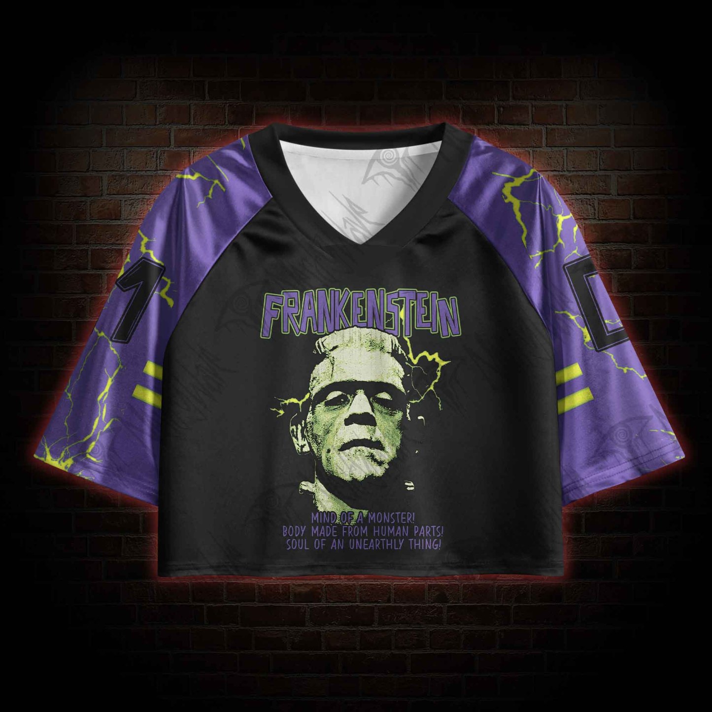 There're Alive! Crop Sports Jersey