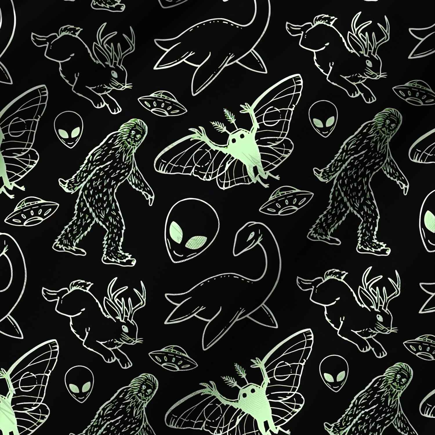 Cryptid Night Lightweight Hawaiian Shirt