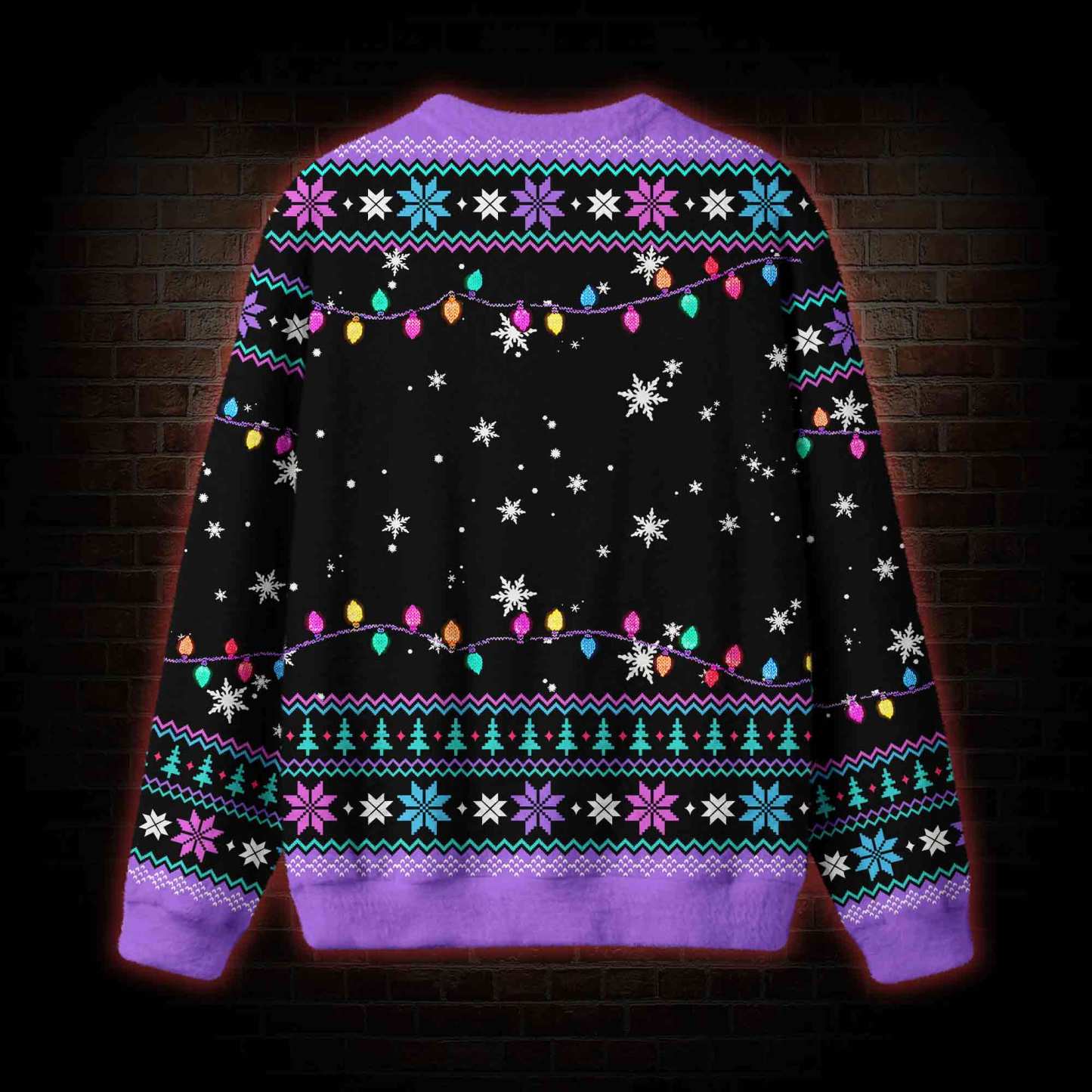 Cosmic Bat Christmas Ugly Sweatshirts