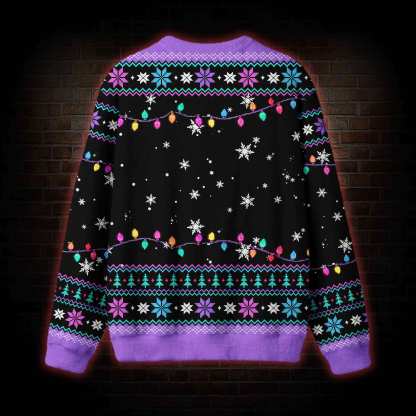 Cosmic Bat Christmas Ugly Sweatshirts