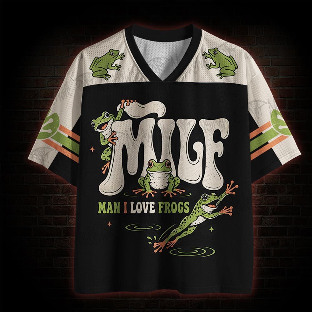Man I Love Frogs Mesh Jersey