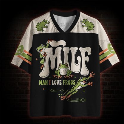 Man I Love Frogs Mesh Jersey