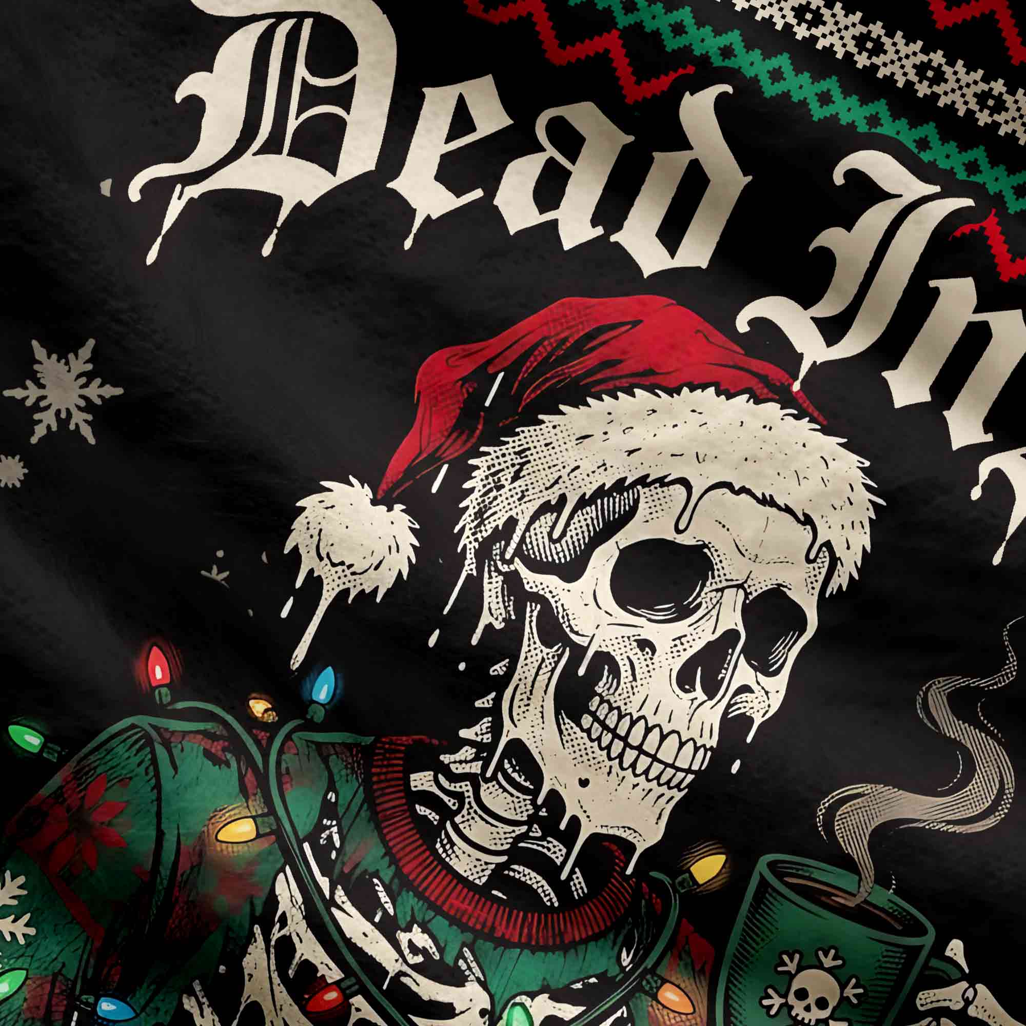 Dead Inside But Jolly AF Ugly Sweatshirts