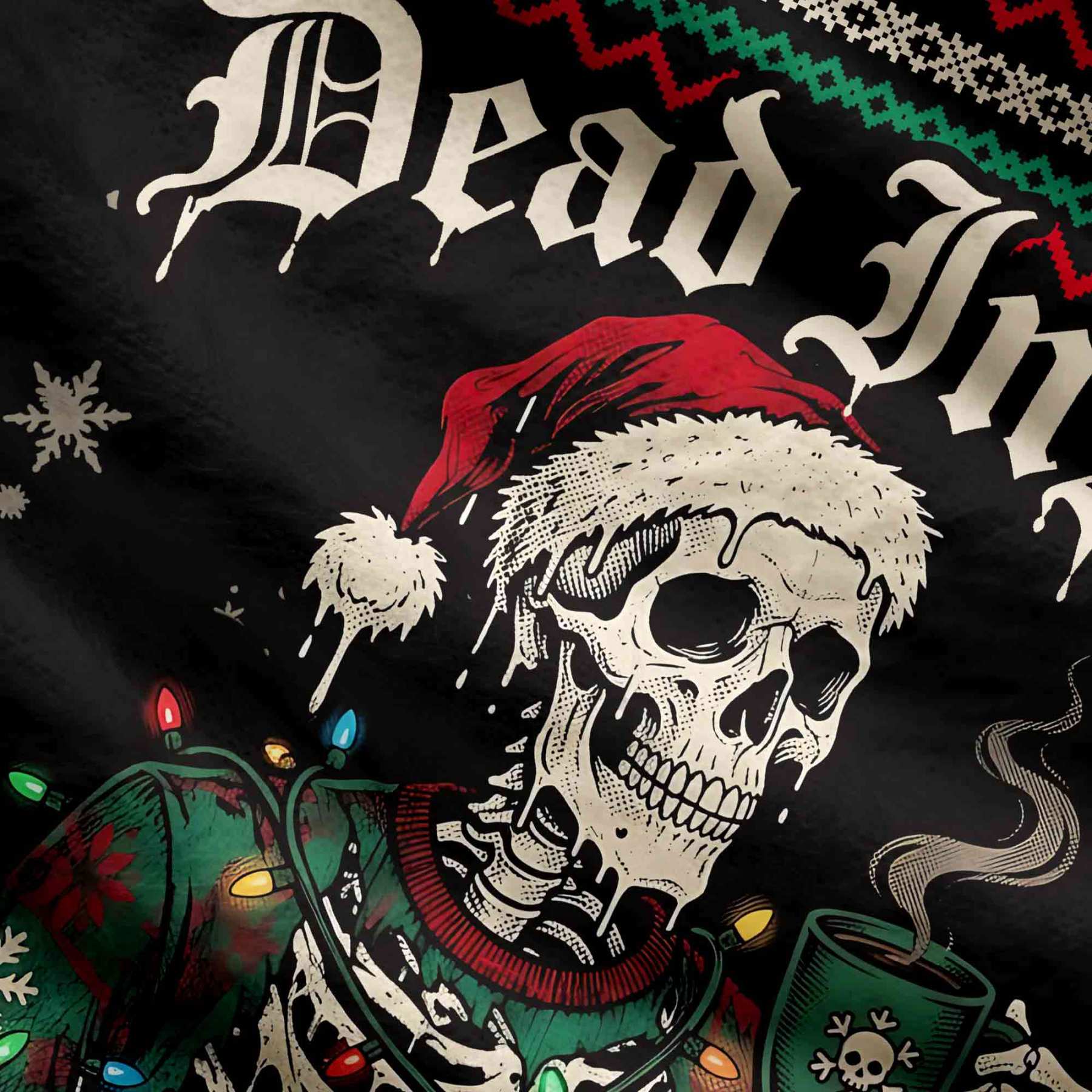 Dead Inside But Jolly AF Ugly Sweatshirts