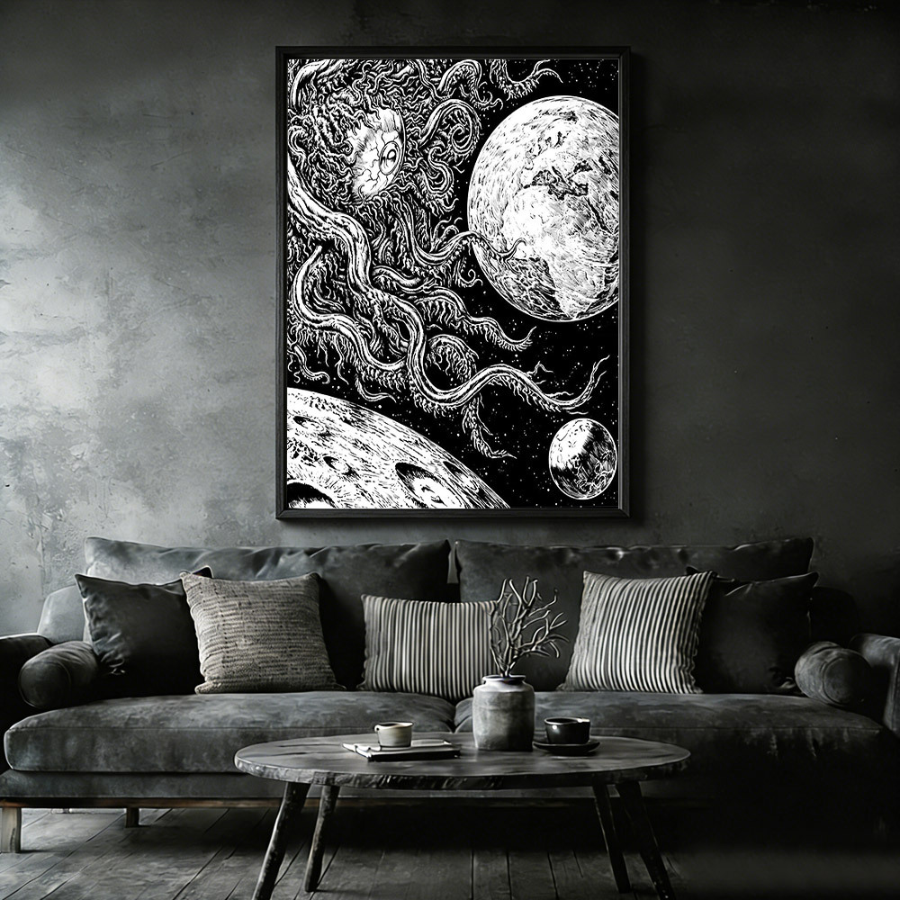 Azathoth Framed Canvas Print