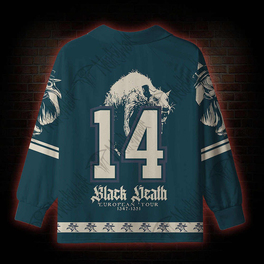 Black Death European Tour1347-1351 Long Sleeve Jersey