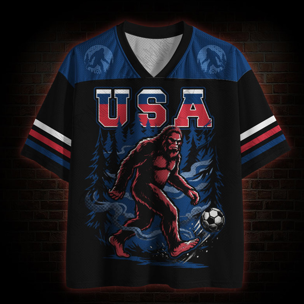 Personalized USA Bigfoot Mesh Jersey