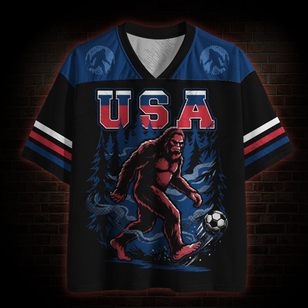 Personalized USA Bigfoot Mesh Jersey