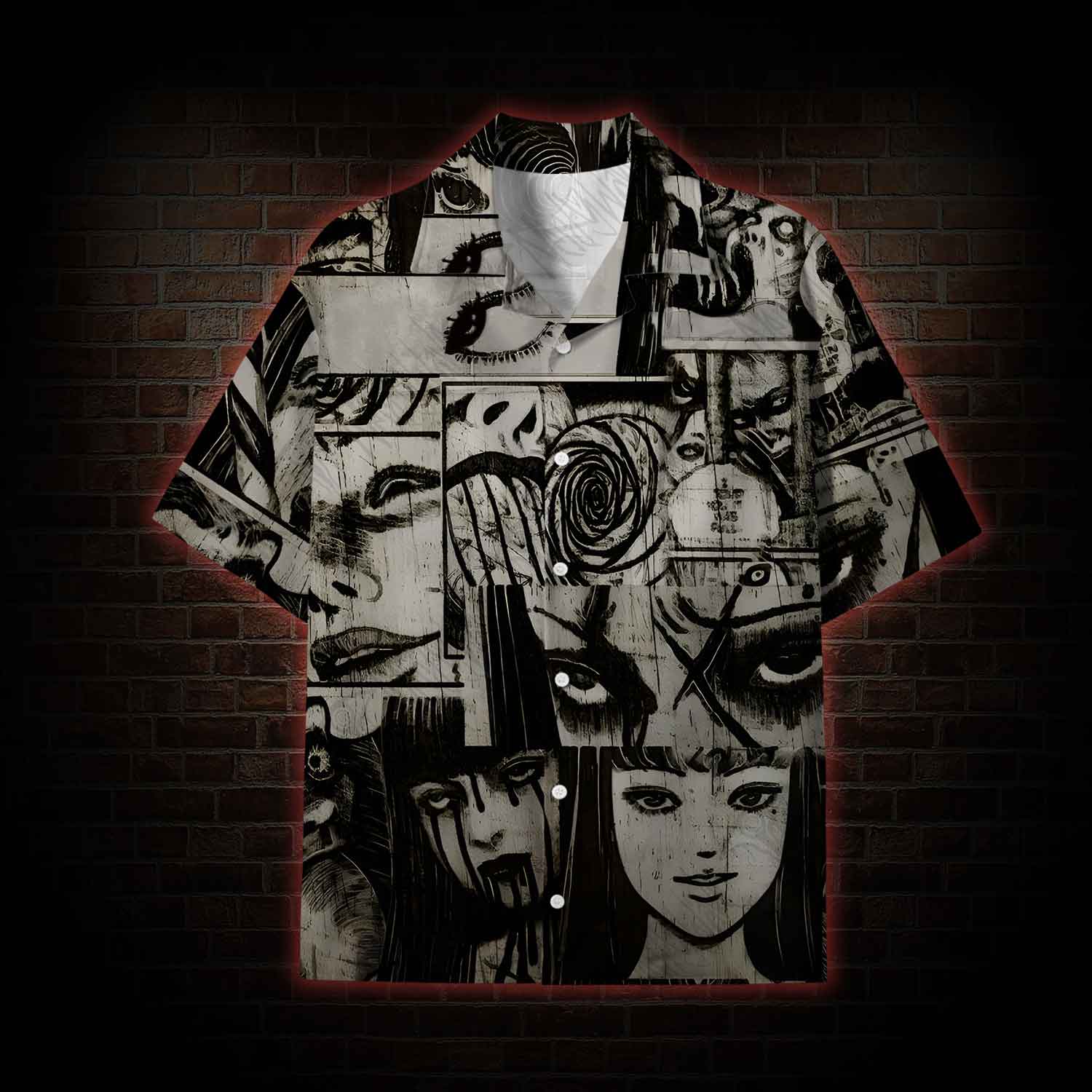 Eyes of Horrors Lightweight Hawaiian Shirt