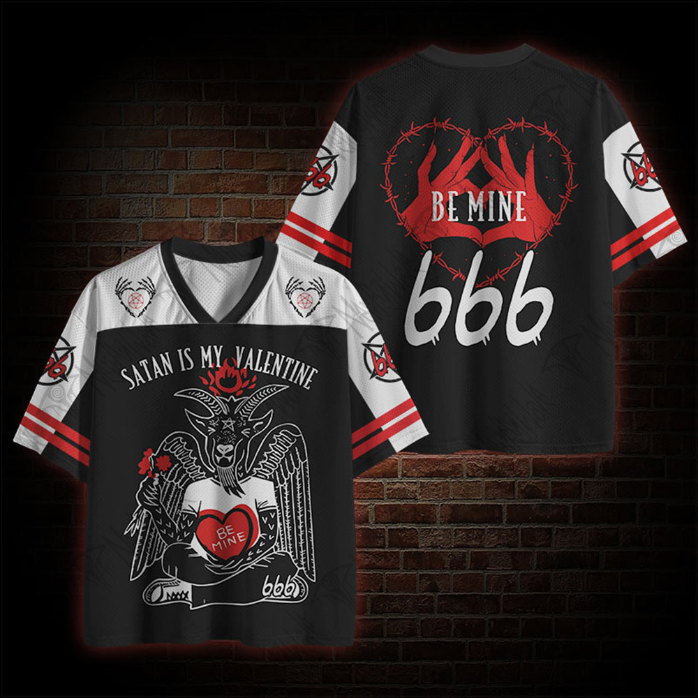 Satan is My Valentine Mesh Jersey