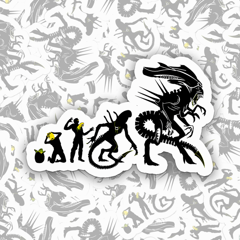 Aliens Sticker