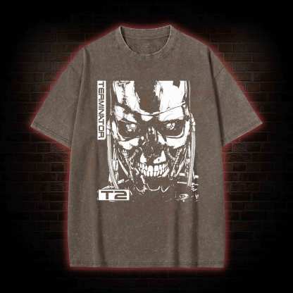 Terminator T2 Film Washed T-shirt