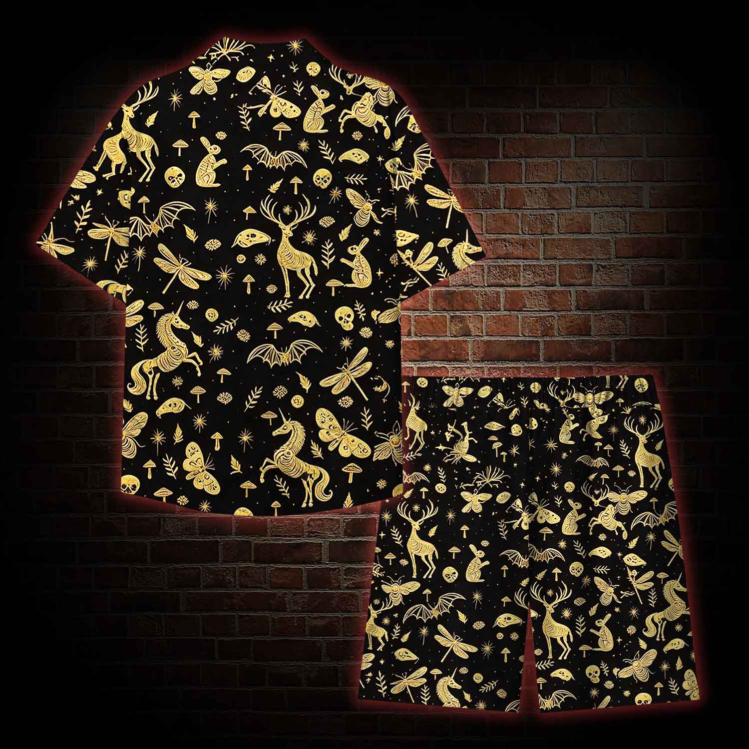 Golden Necropolis Lightweight Hawaiian Shirt