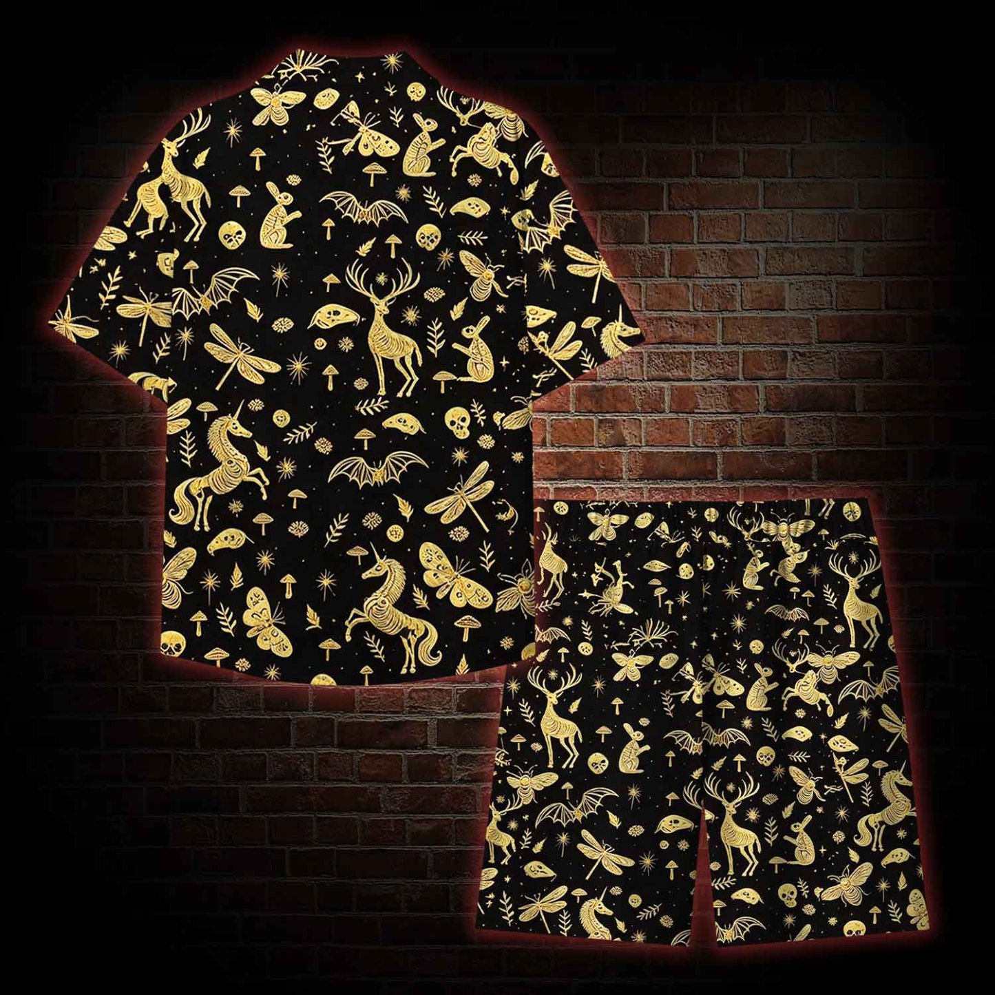 Golden Necropolis Lightweight Hawaiian Shirt