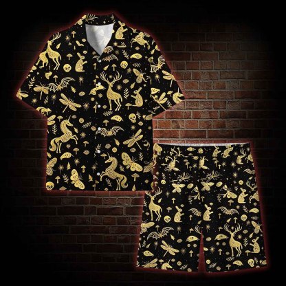 Golden Necropolis Lightweight Hawaiian Shirt