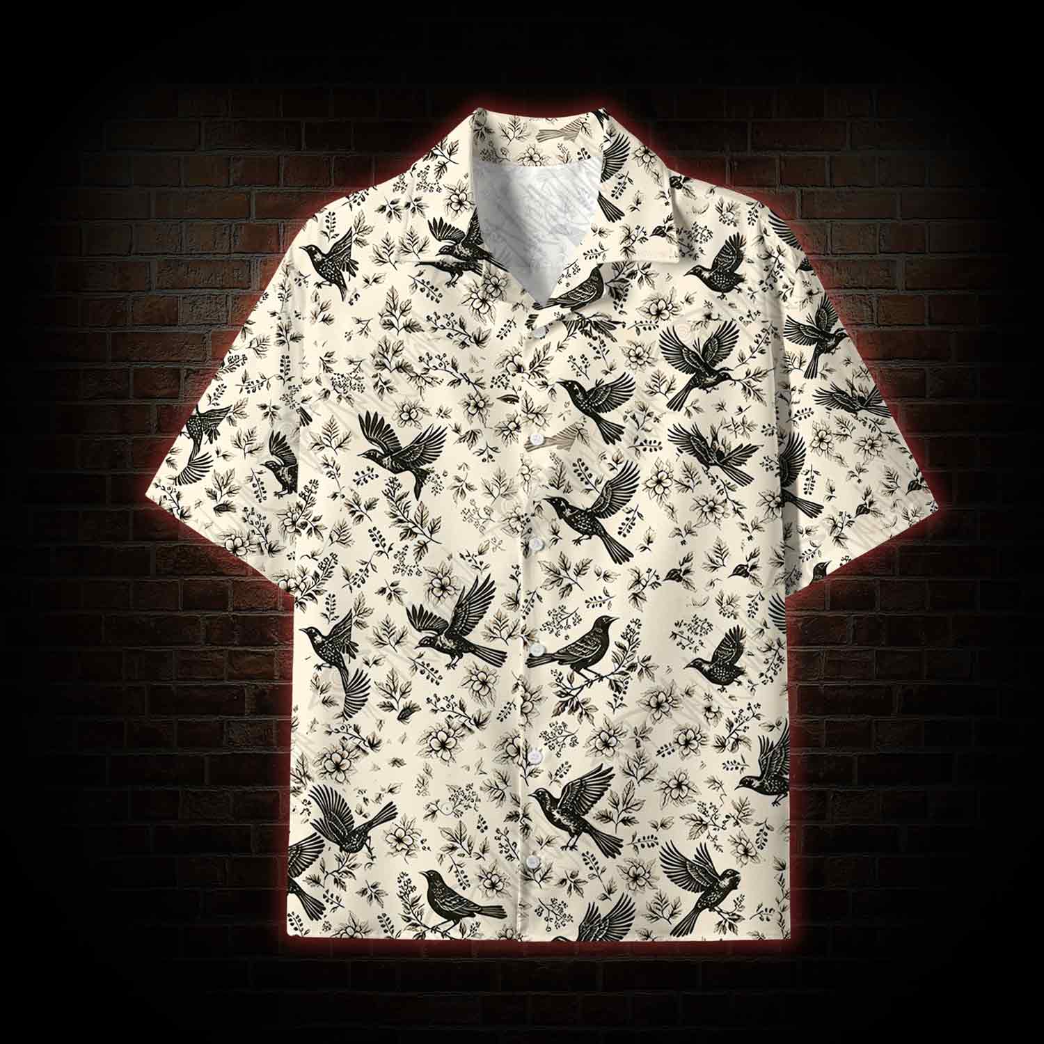 Raven's Meadow Lightweight Hawaiian Shirt