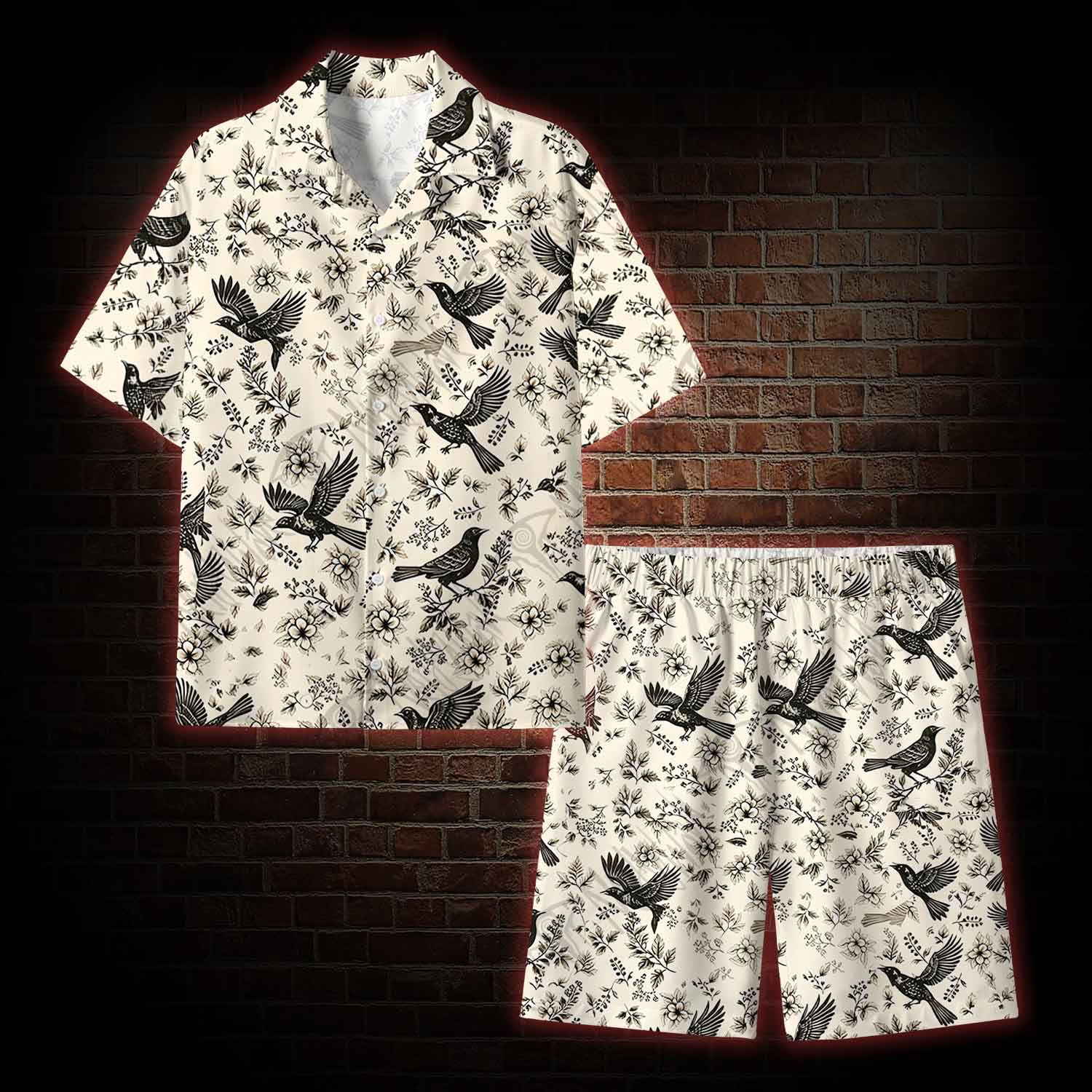 Raven's Meadow Lightweight Hawaiian Shirt