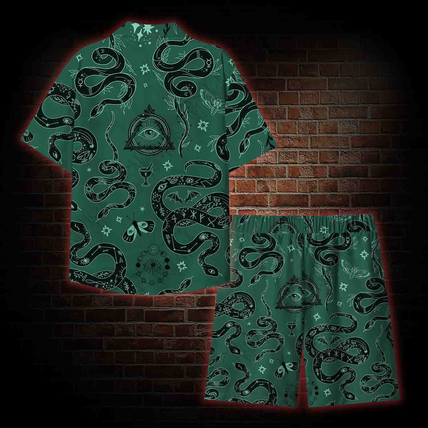  Midnight Arcana Lightweight Hawaiian Shirt