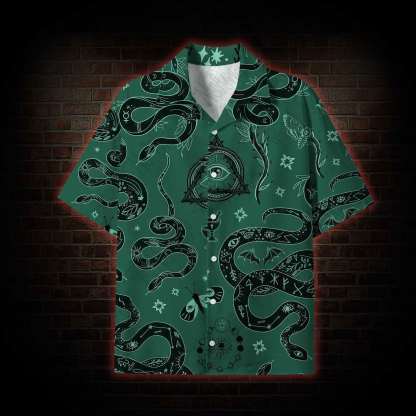  Midnight Arcana Lightweight Hawaiian Shirt