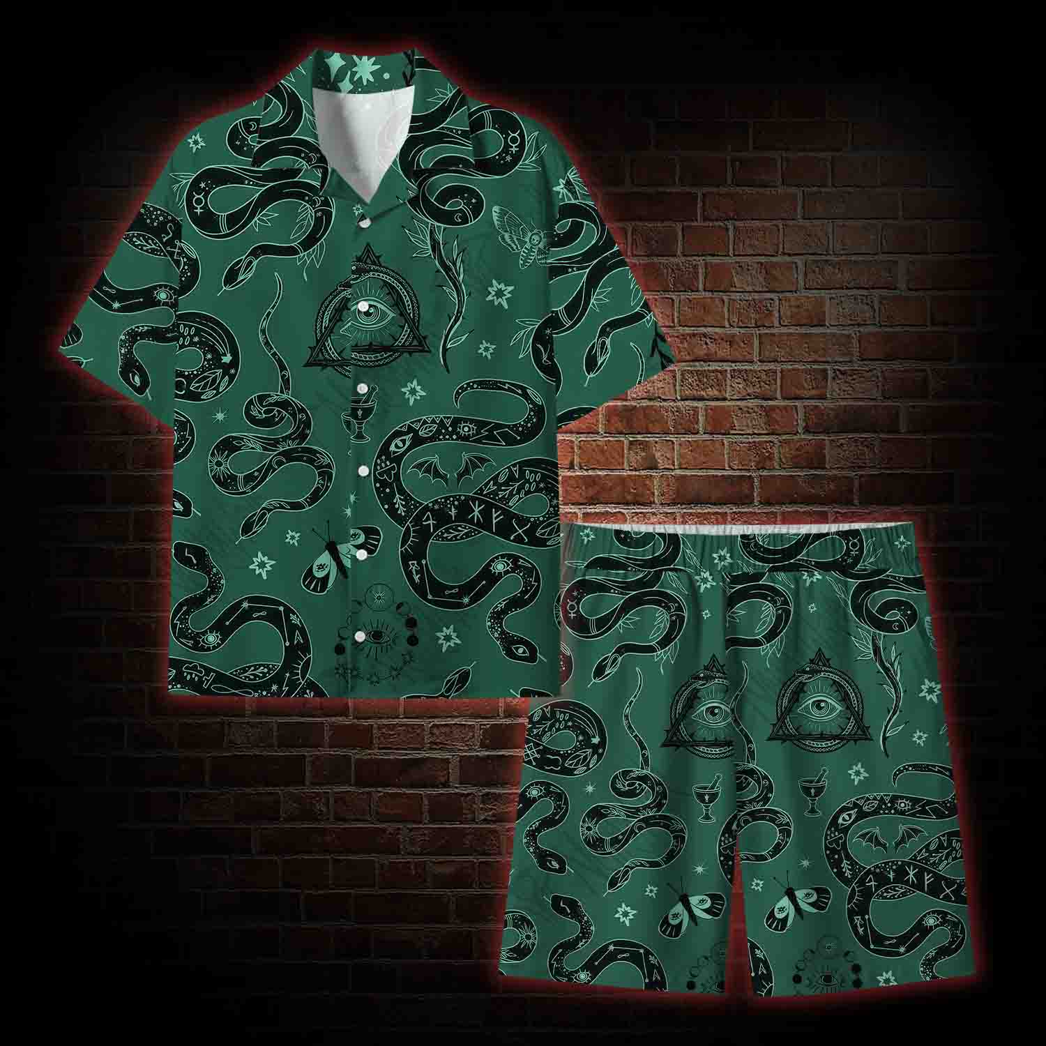  Midnight Arcana Lightweight Hawaiian Shirt