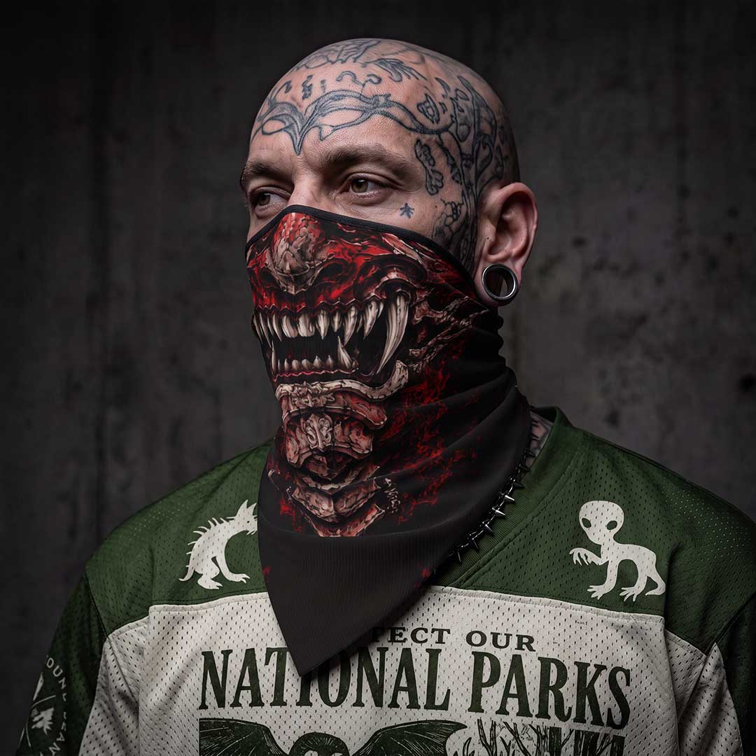 Demonic Mesh Neck Gaiter
