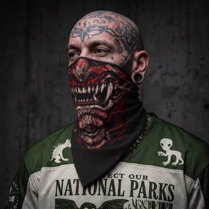 Demonic Mesh Neck Gaiter