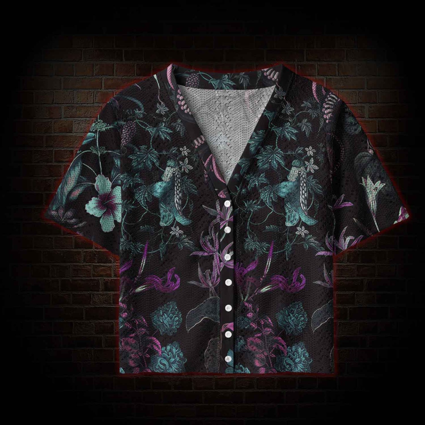  Forbidden Flora Pointelle Cardigan