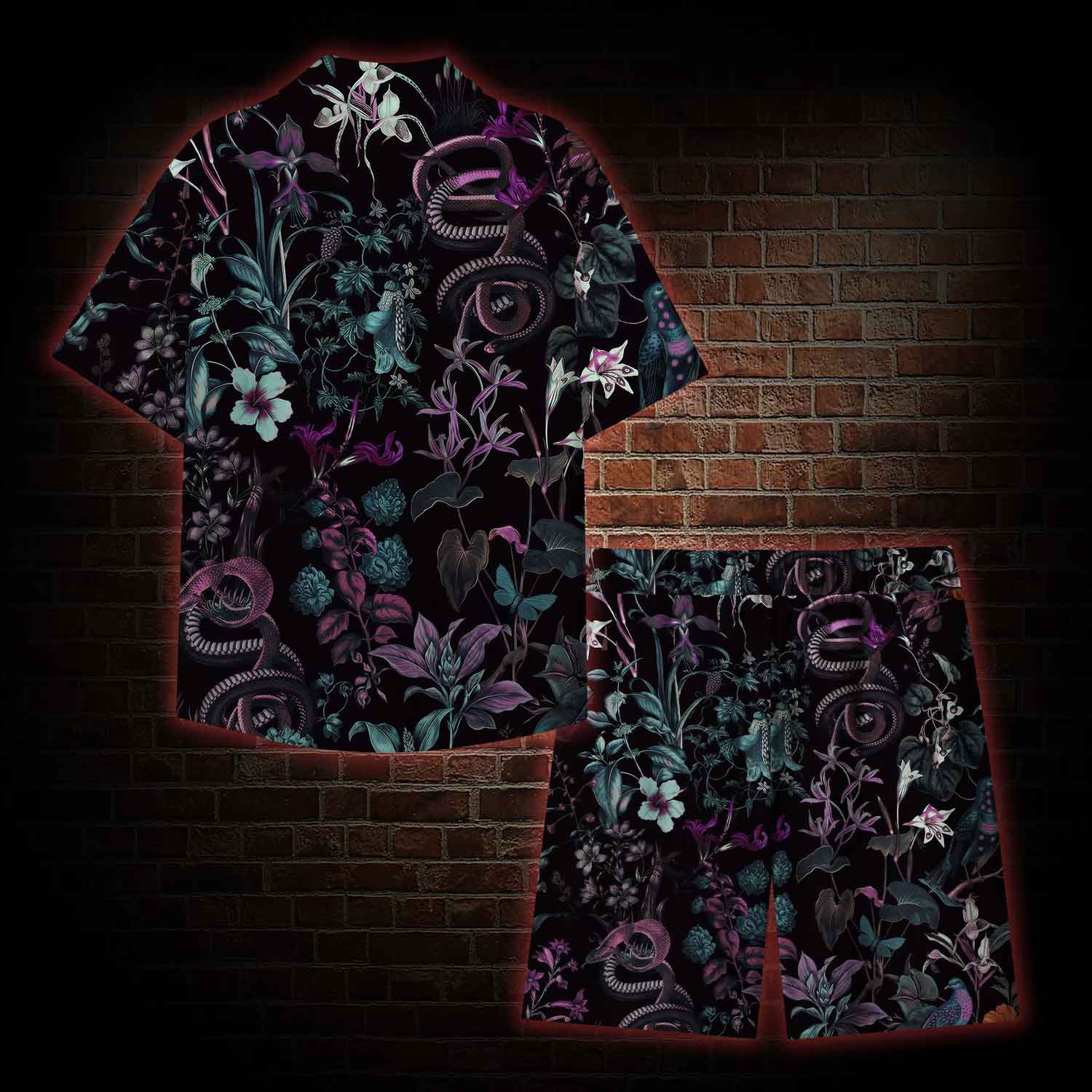 Forbidden Flora Lightweight Hawaiian Shirt