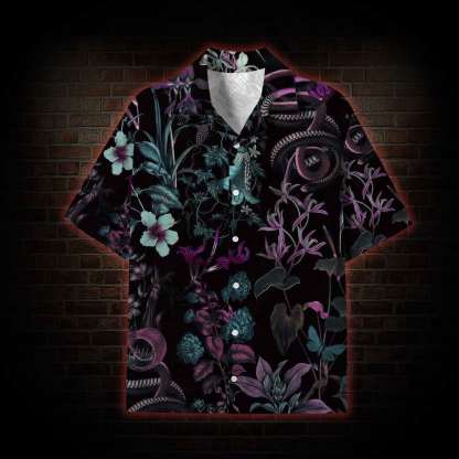 Forbidden Flora Lightweight Hawaiian Shirt