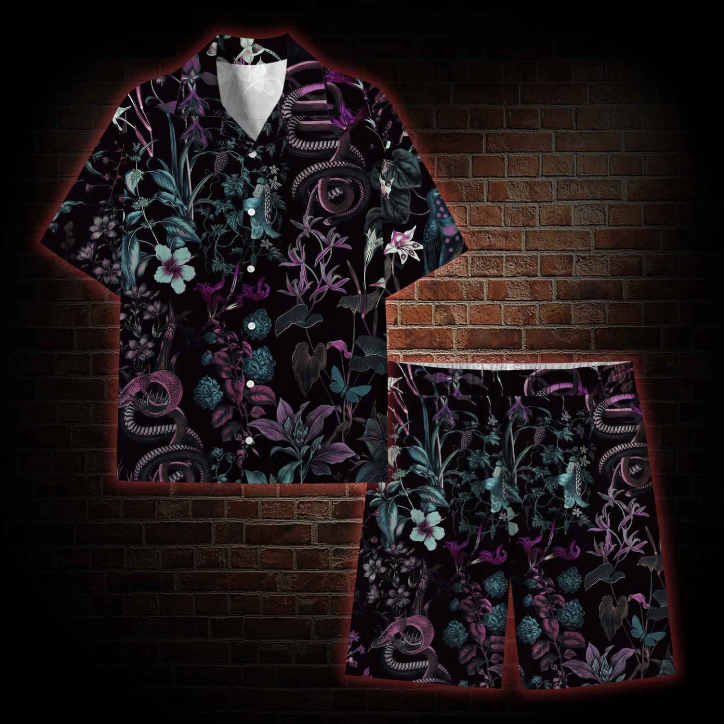Forbidden Flora Lightweight Hawaiian Shirt