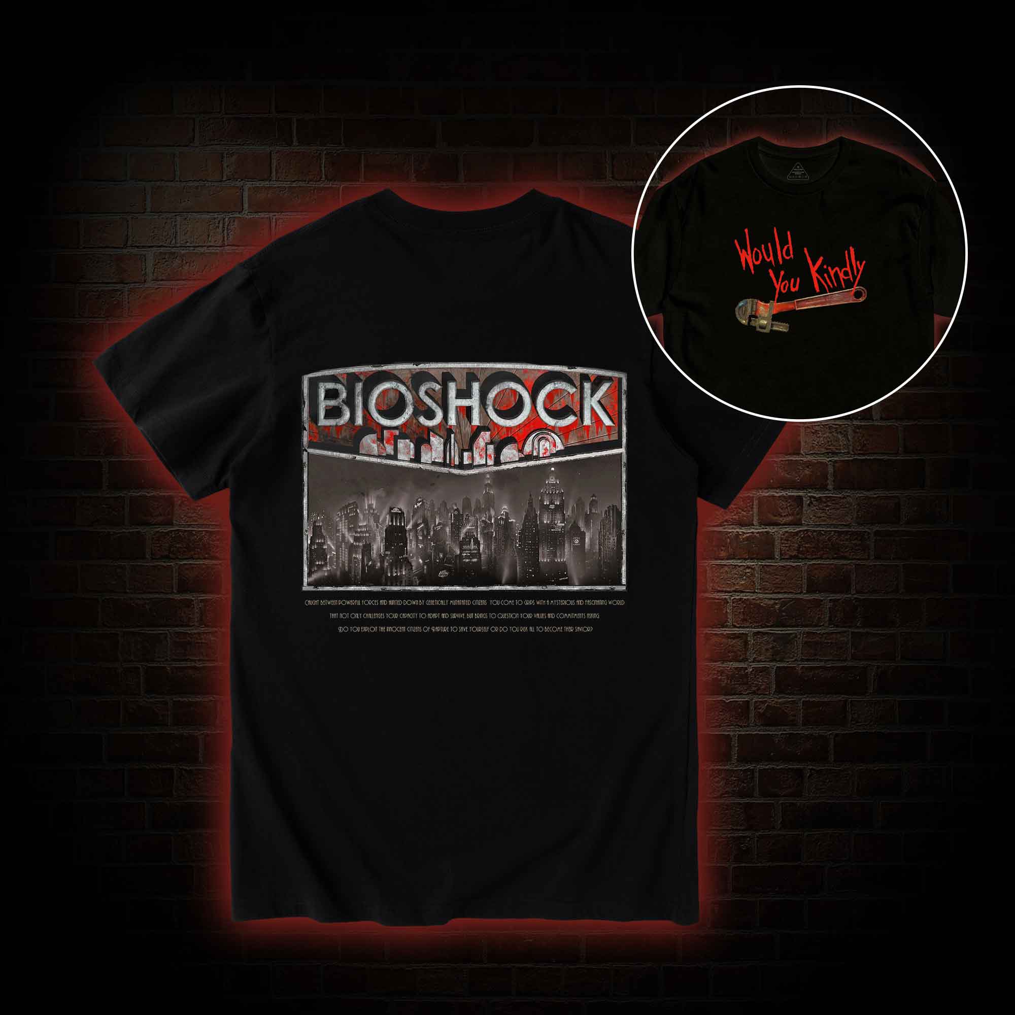 Would You Kindly Back Print T-shirt