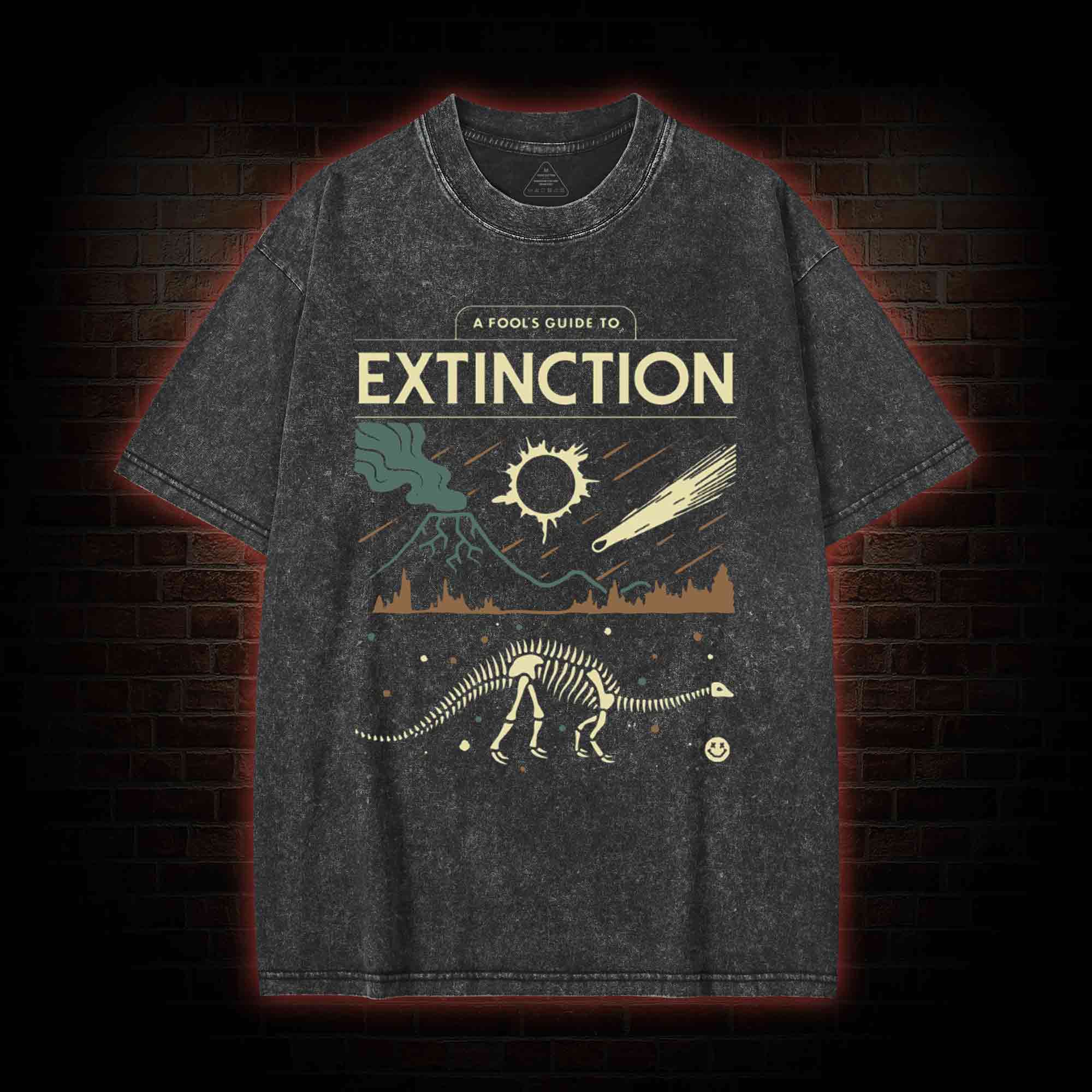A Fool's Guide To Extinction Washed T-shirt