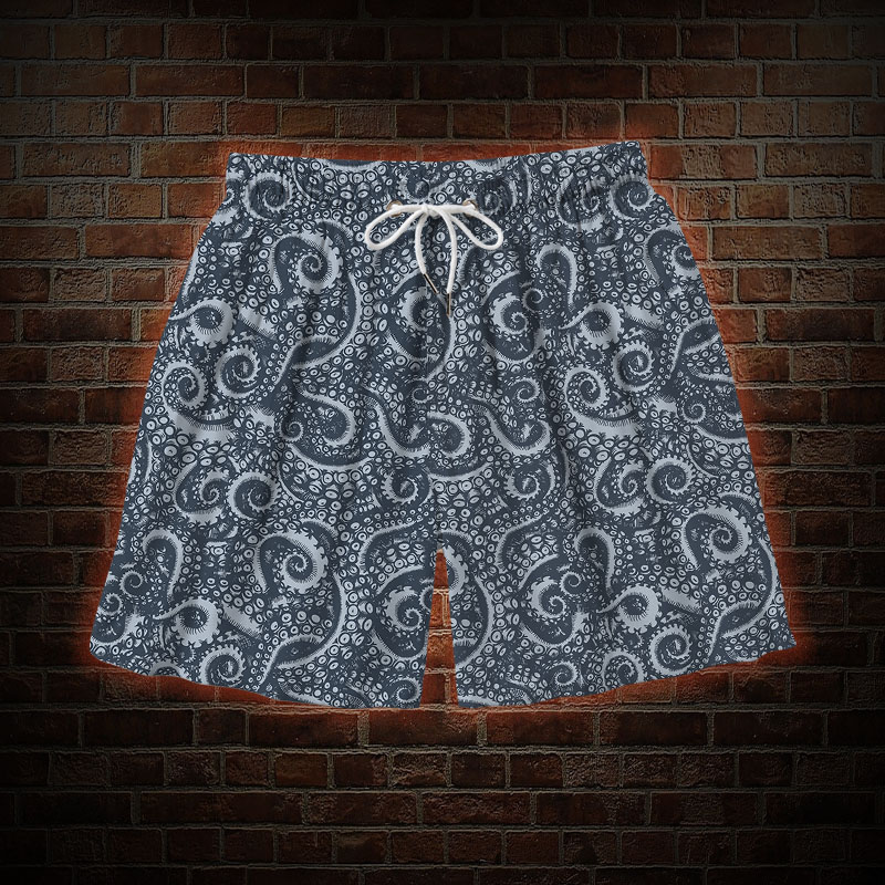 Octopus Tentacles Mens Swim Trunks