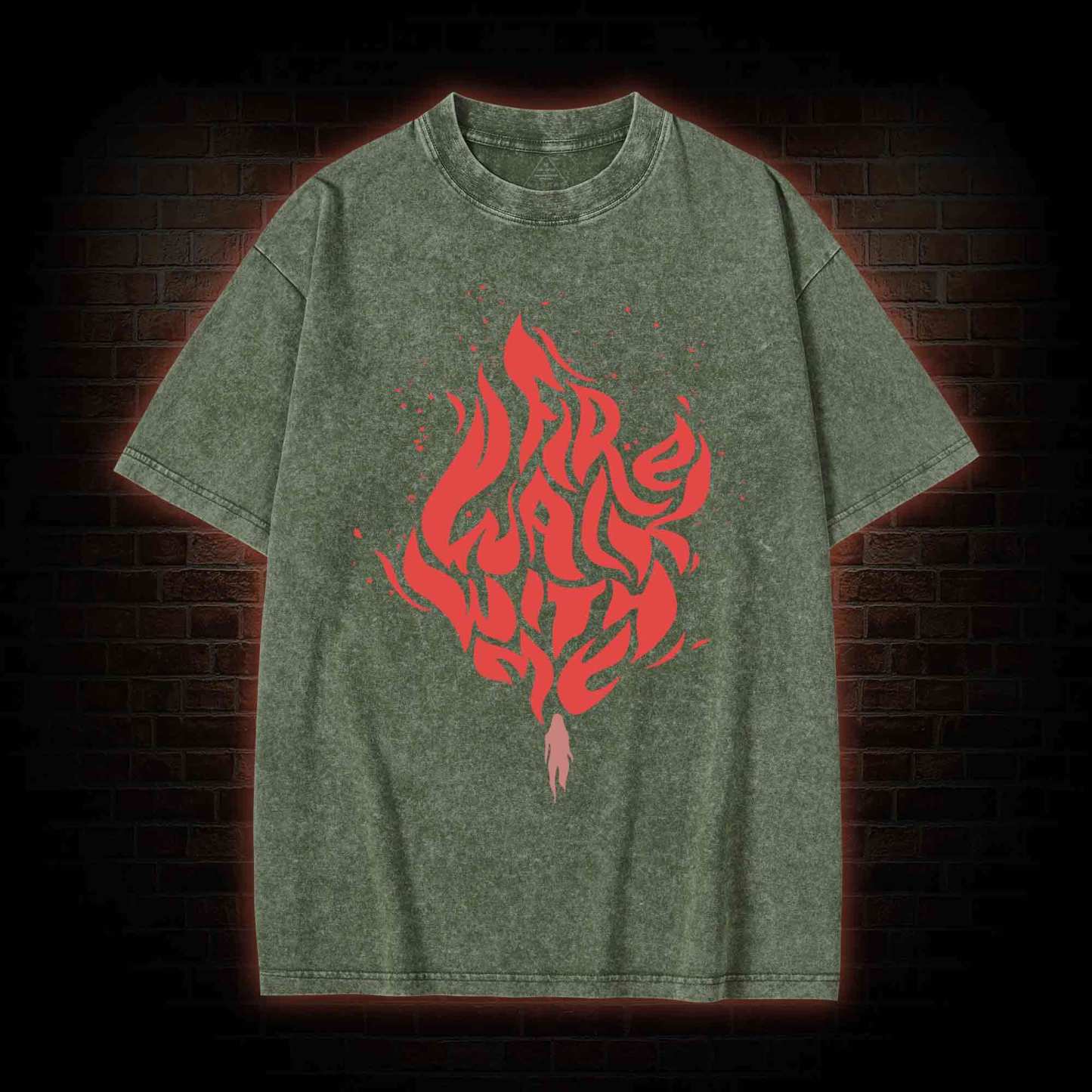 Fire Walk With Me Washed T-shirt