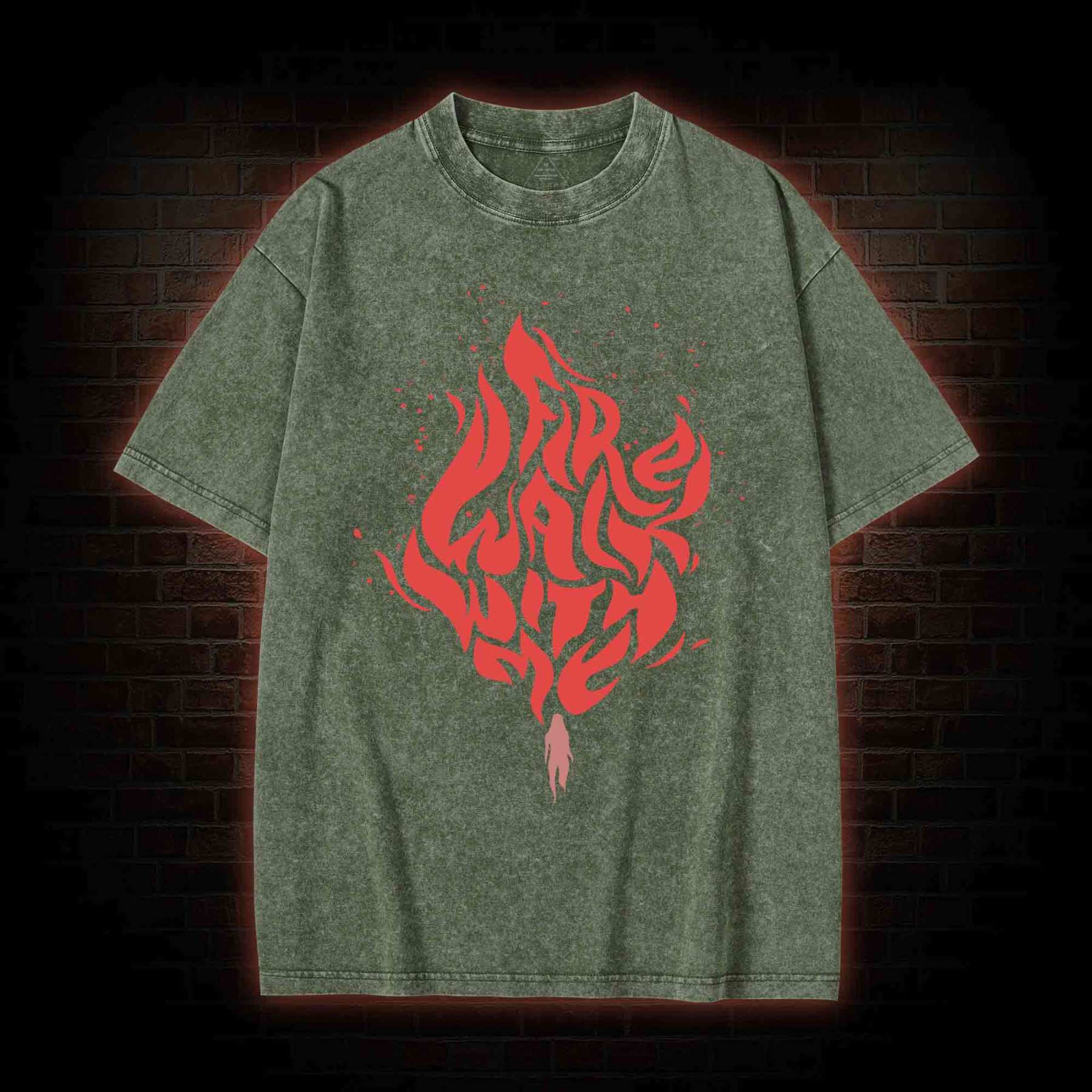 Fire Walk With Me Washed T-shirt