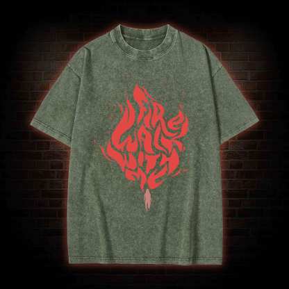 Fire Walk With Me Washed T-shirt