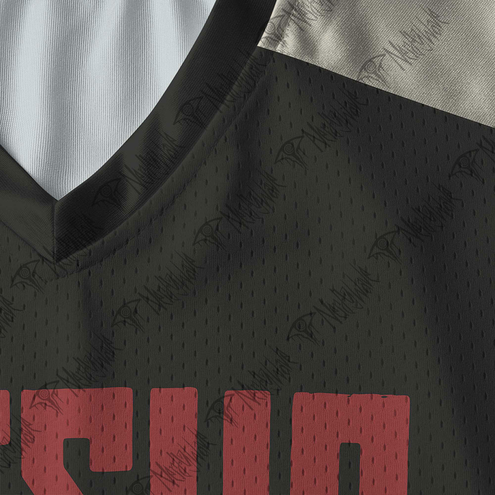 Turn This World to Rust V-Neck Long Sleeve Jersey